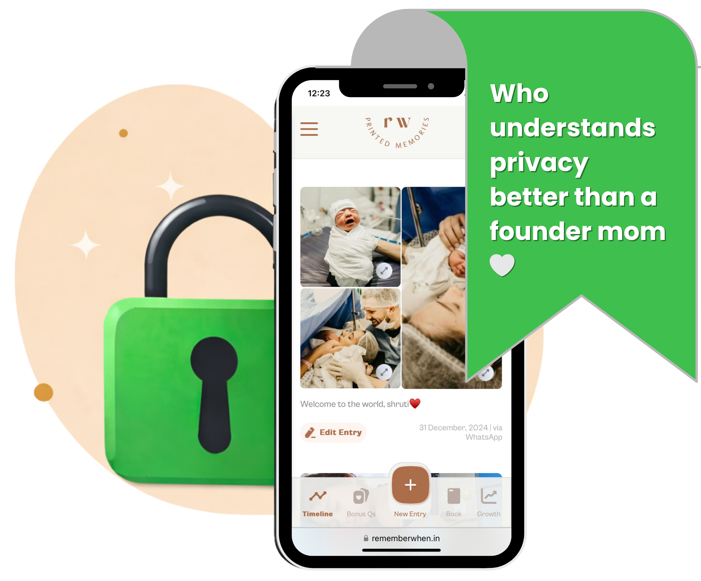 100% Private - Your memories are secure